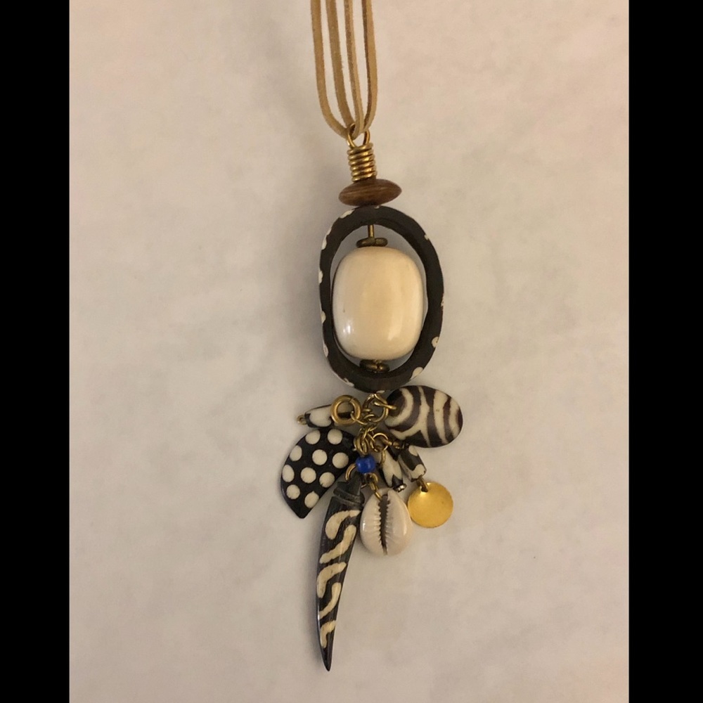 African Necklace with multiple pendants